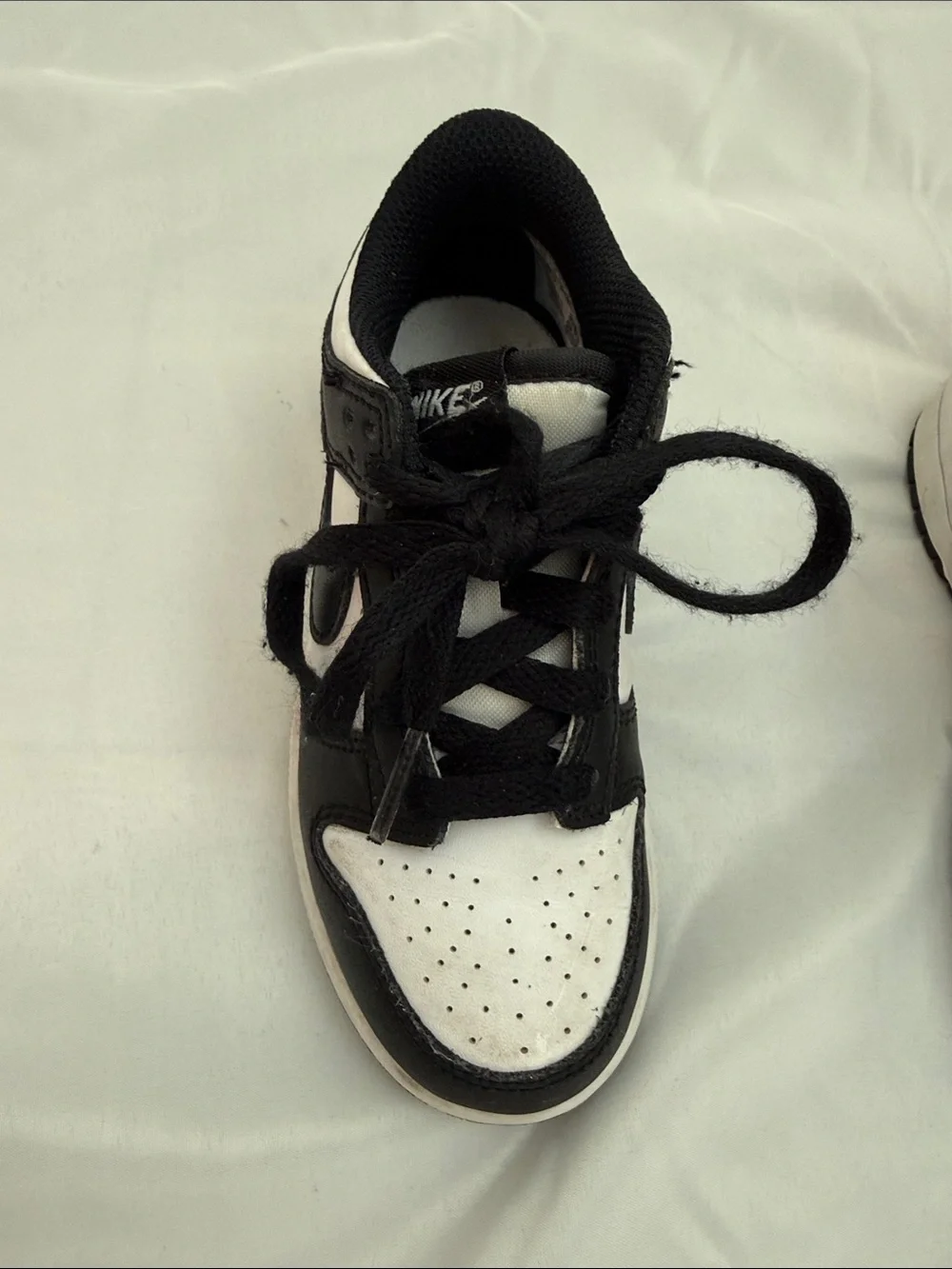 Nike Kids Dunk Black and White Low-Top Sneakers